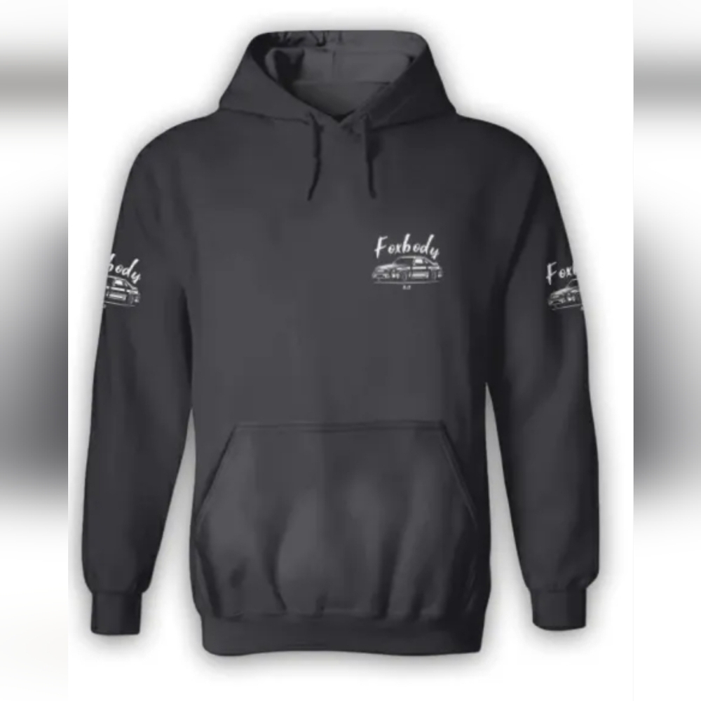 Men's Brand New Fox Body Mustang Hoodie, Size Medium.